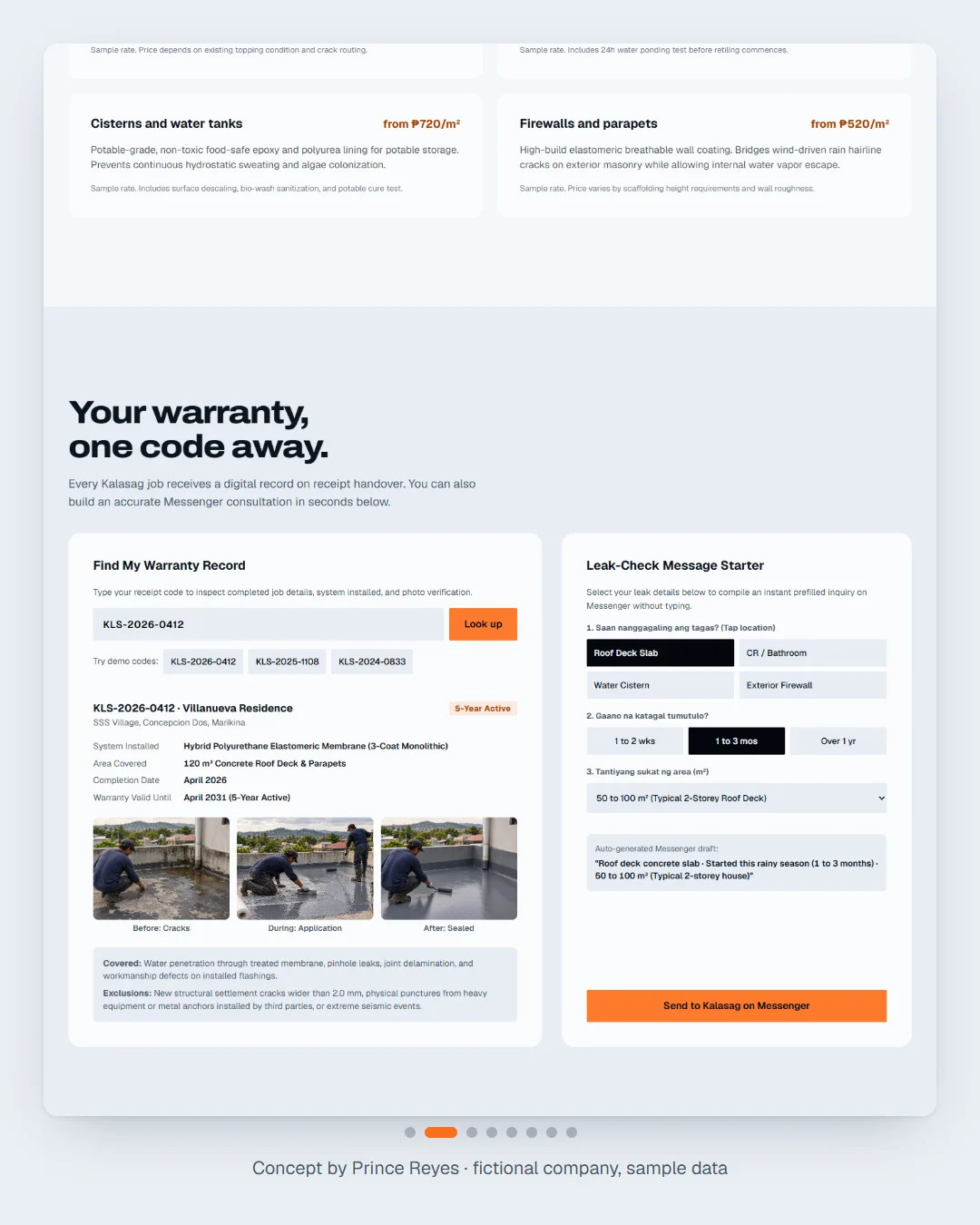 Home page, carousel slide 2.