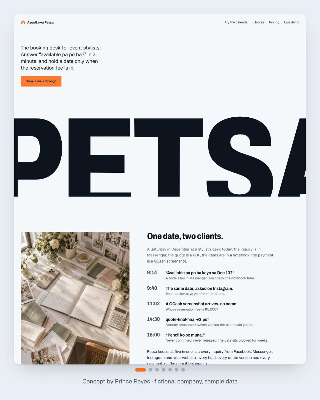 Slide 1 of the home page carousel