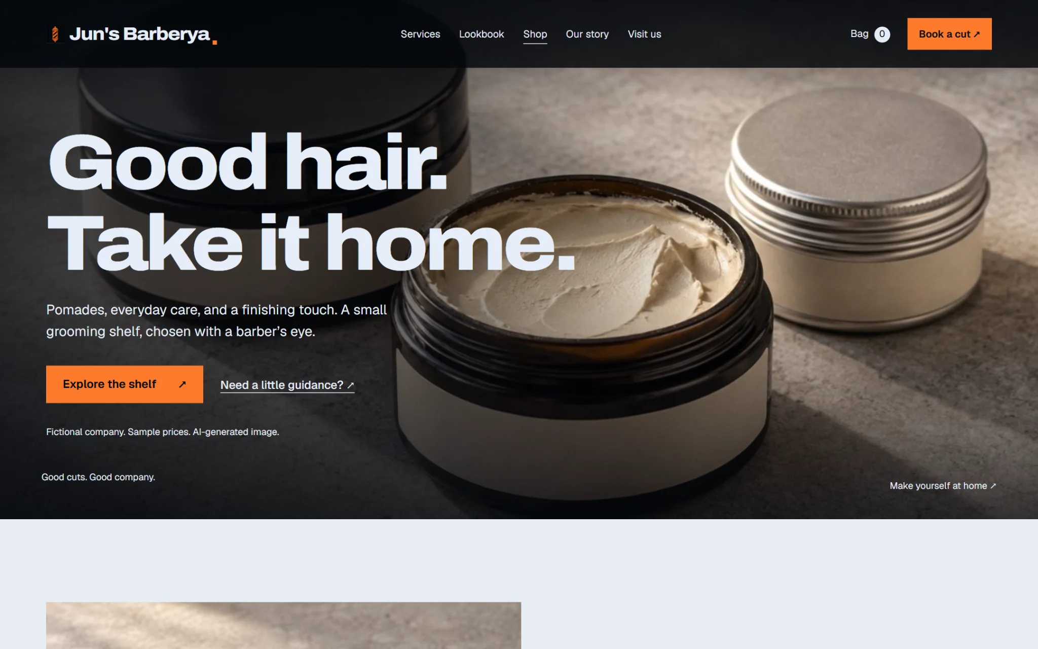 Shop page on desktop: Matte Clay featured above the product grid with category filters