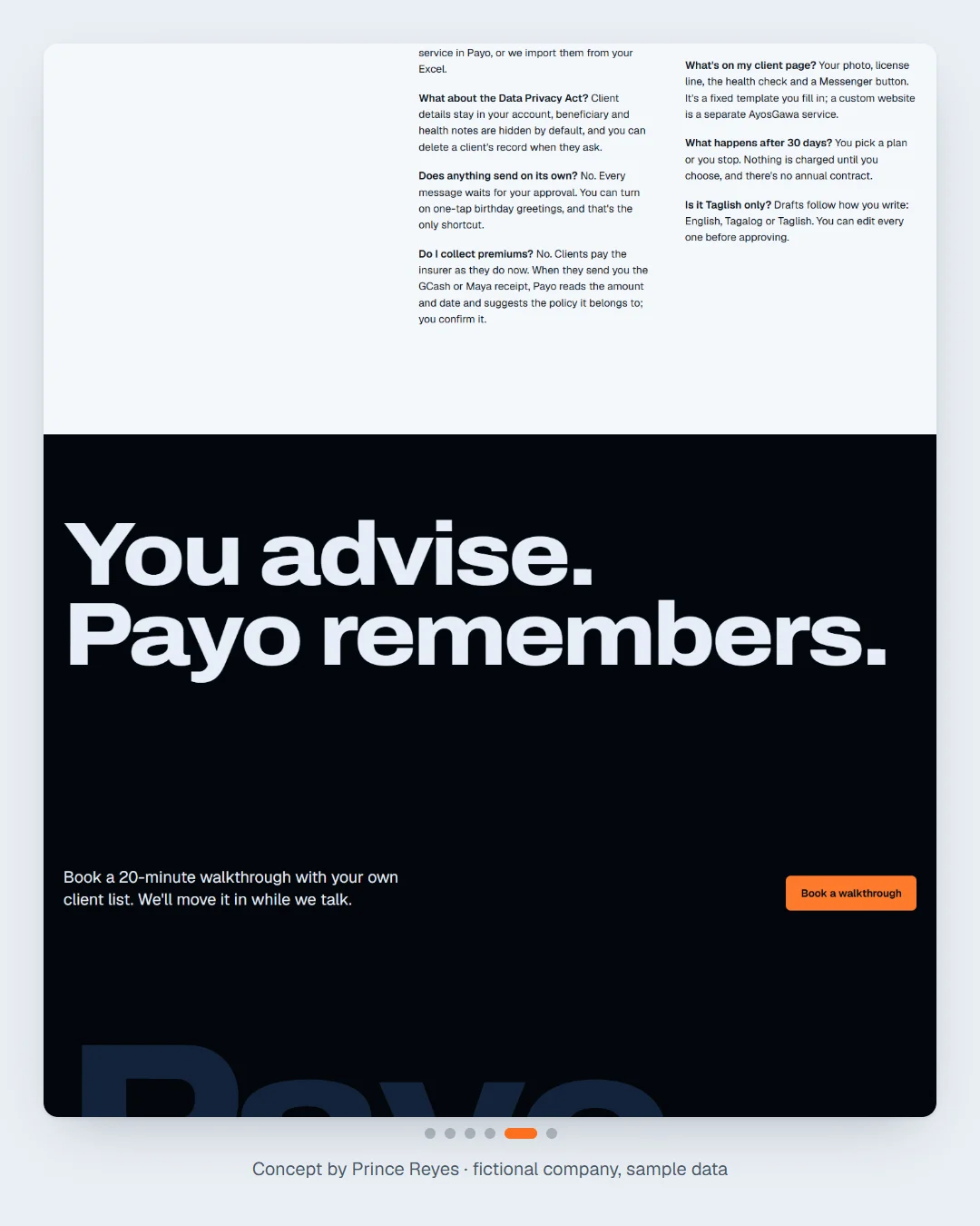 Home page, carousel slide 5.