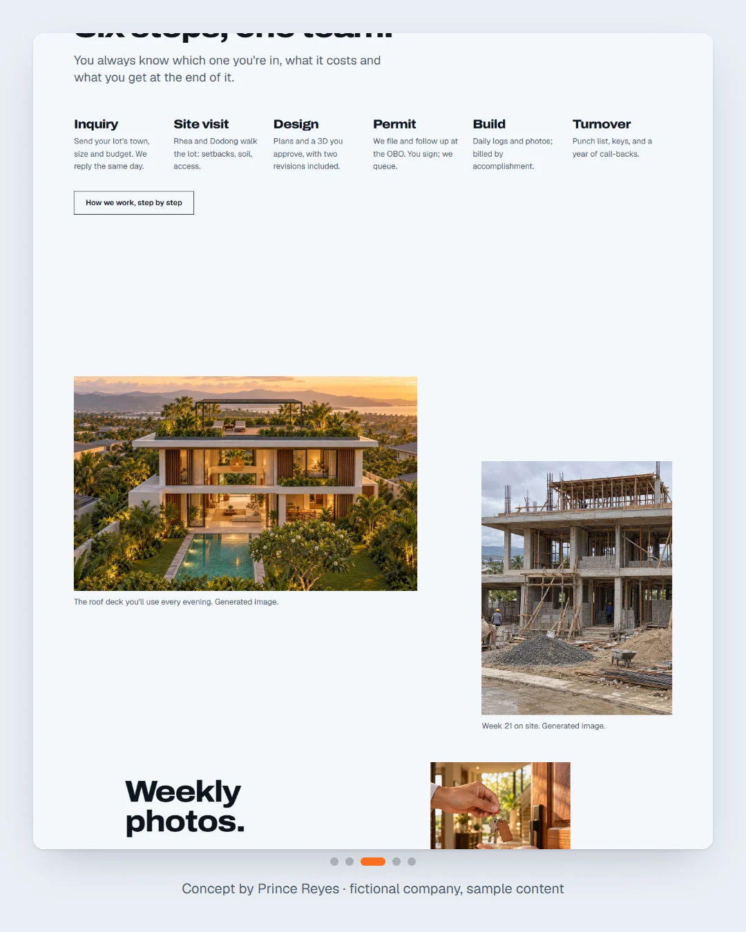 Home page, carousel slide 3.