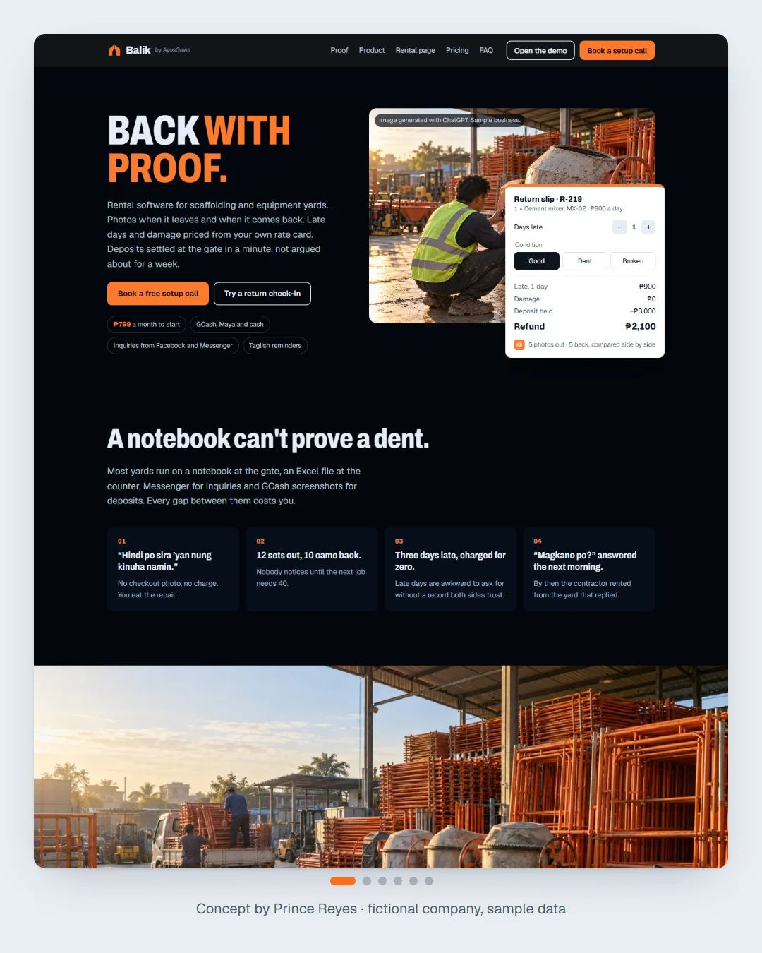 Slide 1 of the home page carousel