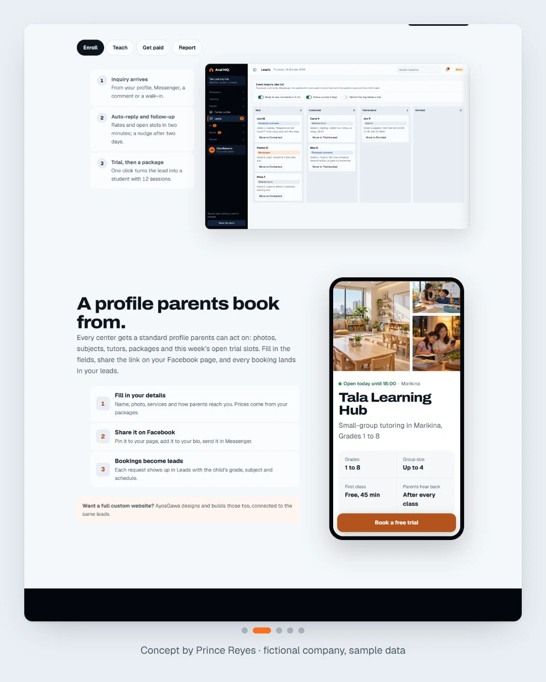Aral HQ home page, carousel slide 2.