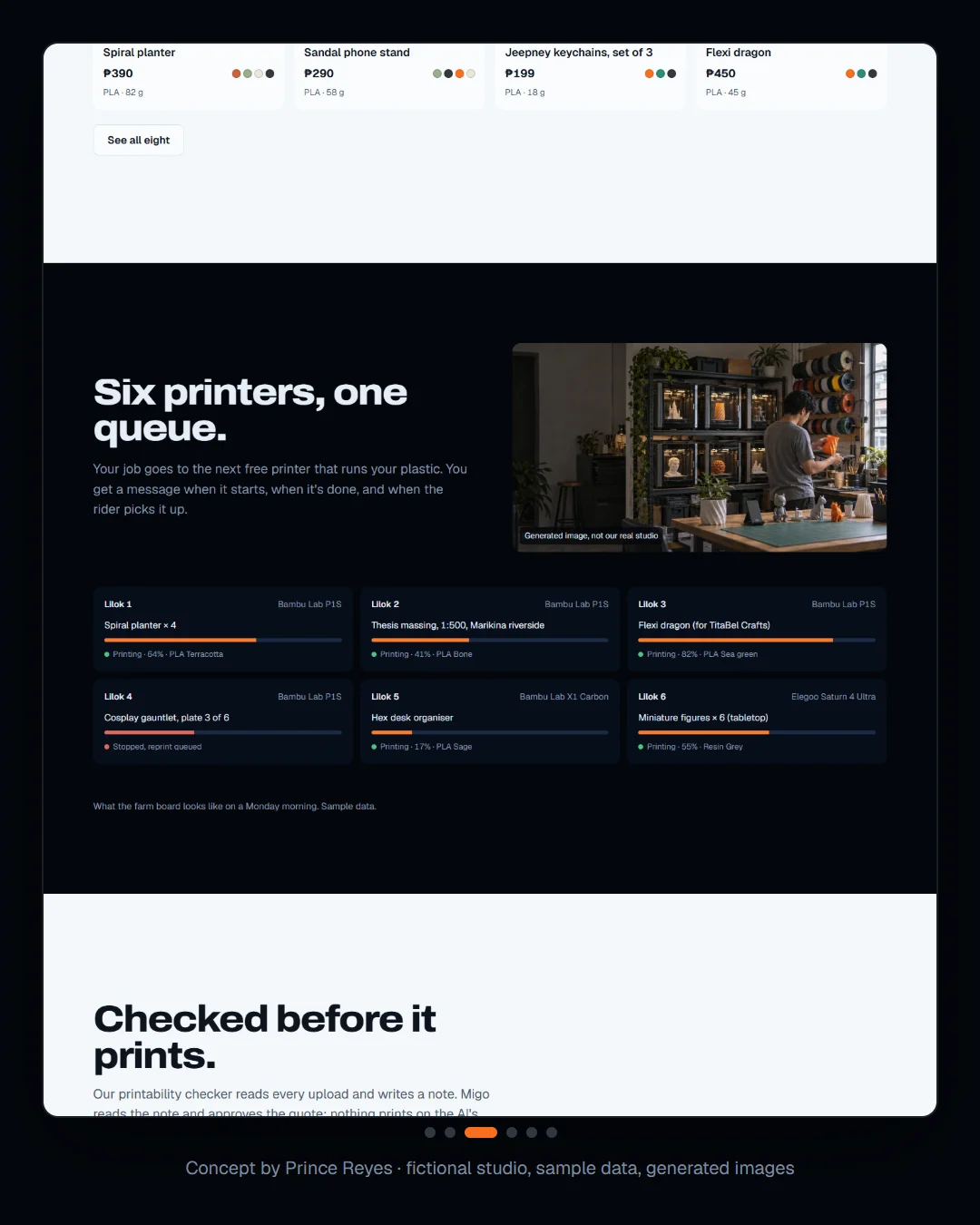 Home page, carousel slide 3.