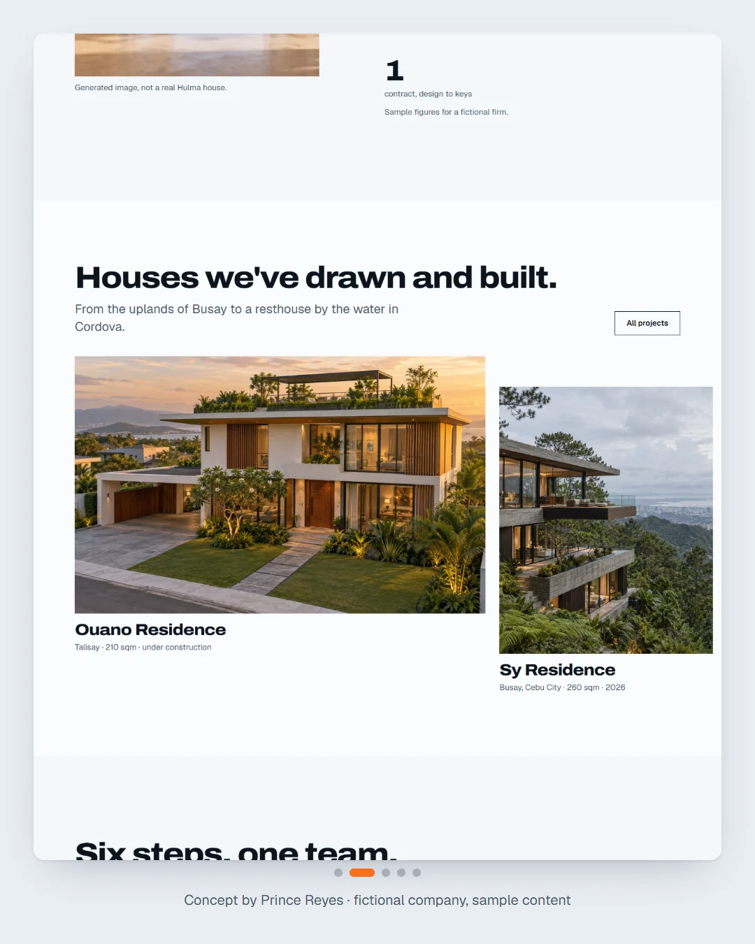 Home page, carousel slide 2.