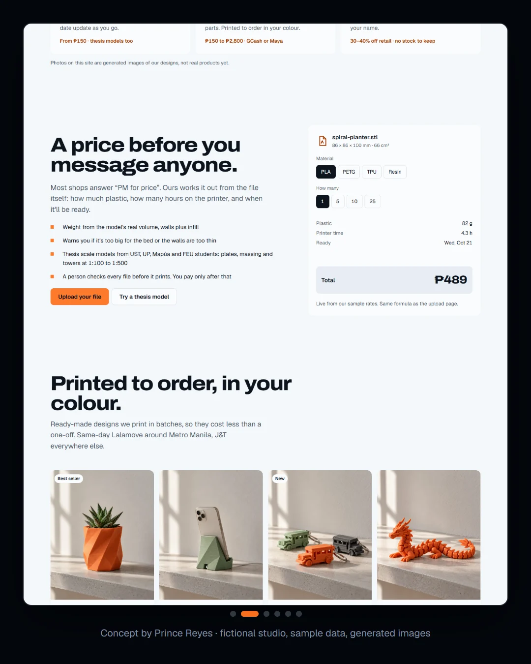 Home page, carousel slide 2.