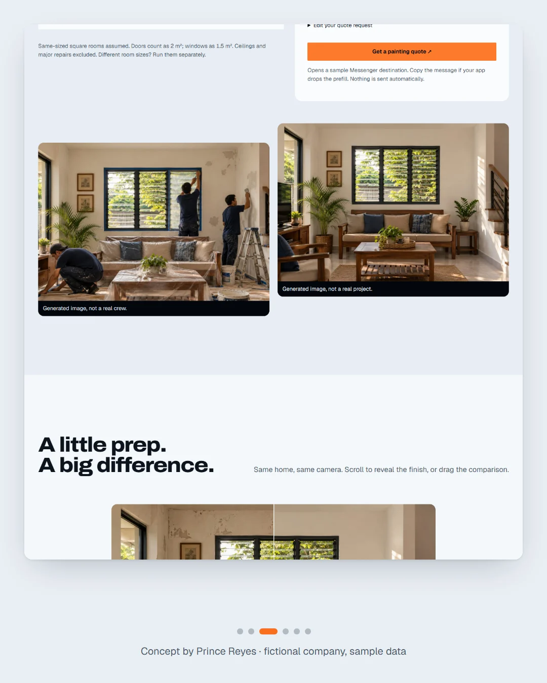 Home page, carousel slide 3.