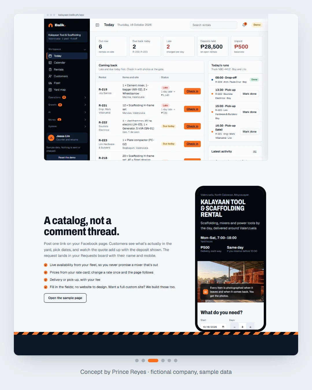 Slide 3 of the home page carousel